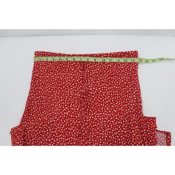 MADEWELL Midi Slip Skirt - Red Floral - Picture 8 of 10